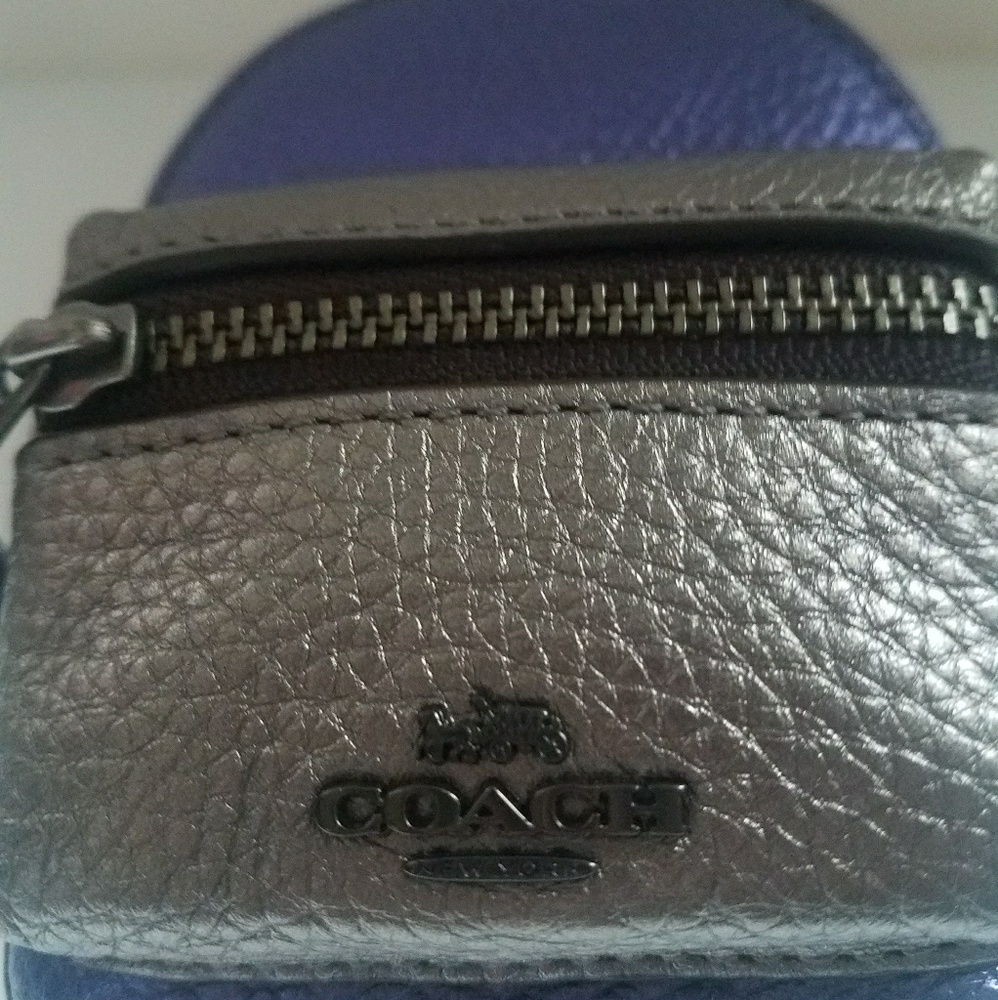 Coach/Leather Backpack Coin Purse - Picture 5 of 7